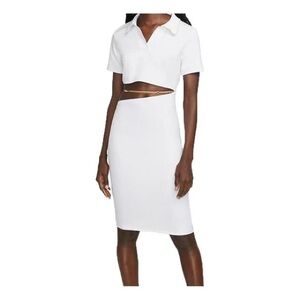 Jacquemus X Nike Polo Shirt Dress White S Small NWT
